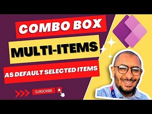 Microsoft Canvas PowerApps ComboBox MULTI-Default-Selected-Items in Power Platform