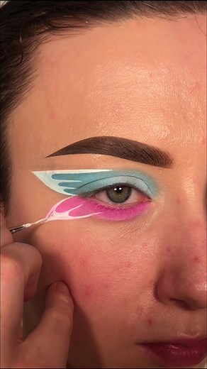 Colorful Pride Makeup Tutorial - Trans Flag Inspired 🏳️‍⚧️🩷