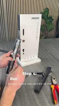 AUSLOCK Slim Series Model S3 - Step-by-Step Installation Guide