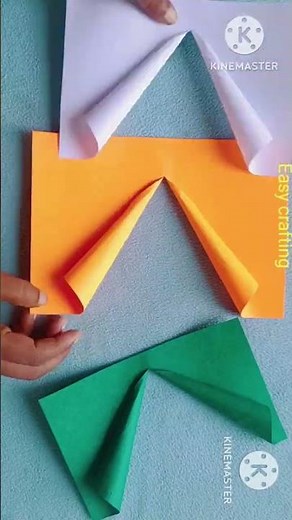 Happy Independence Day card making| easy independence day greeting card/tricolor craft ideas
