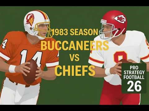 1983 Buccaneers vs Chiefs Sim (Full Game) Thompson vs Kenney