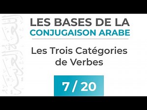 Les Trois Catégories de Verbes en Arabe - Les Bases de la Conjugaison Arabe