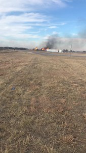 20K views · 204 reactions | Train derailed and on fire as fire crews including Wichita Falls.. Vernon... Sheppard Air Force and Burlington Northern have been working to fight since 10 a.m this morning.. Wichita Co deputies tell me no injuries have been reported at this time.. we will stay on scene to learn more information | News Channel 6 KAUZ | Facebook