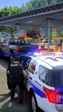 Traffic stop turns nightmare for officer lspdfr #fivem #roleplay #gta #police #gtarp #gtaonline