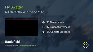 Fly Swatter achievement in Battlefield 4