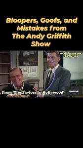 Continuity mistakes, Goofs and straight up Bloopers from TAGS #andygriffithshow #theandygriffithshow #bloopers #GOOFS #mistakes #barneyfife #donknotts | The Andy Griffith Show Facts and Trivia