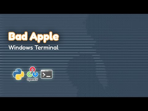 Bad Apple but it's Windows Terminal