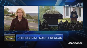 Nancy Reagan funeral at Ronald Reagan Library