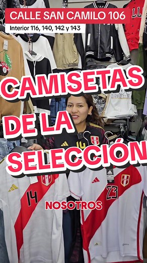 Visitanos en Arequipa, Calle San Camilo 106, int 116, 140, 142 y 143‼️ #peru #camisetasdefutbol #camisetadeperu #fossati #seleccionperuana #Arequipa #ropaparahombre #ropaparavaron