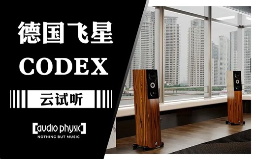 高贵不贵的4分频次旗舰——德国 Audio Physic 飞星 Codex 云试听