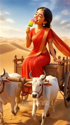 Cute Young Girl tried to save Kulfi Tree. See what happened Next... #shorts #aivideo