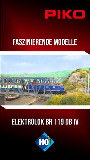 PIKO | Faszinierende Modelle - H0 E-Lok BR 119 DB IV #21060ff