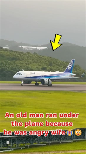 22K views · 46 reactions | An old man ran under the plane because he was angry wife | Mary Hogan | Facebook
