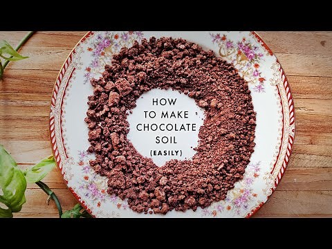 How to make Chocolate Soil (Easily) vegan/vegetarian/eggless | Magic Marinade | ASMR