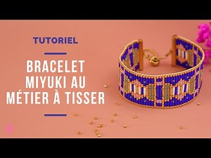TUTORIAL | Miyuki Bracelet on a Bugles and Delica Loom