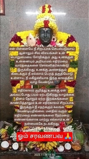 முருகன் வாக்கு 🙏 ஓம் முருகா சரணம் 🙏 #muruganvakku #lordmurugan #shortvideo #tamil