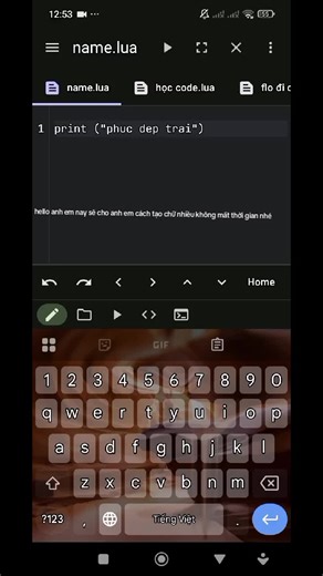phát hiện mới áp dụng cho anh em newbie🤓#codelua #lua