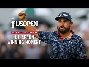 2025 U.S. Open Highlights: J.J Spaun, Winning Moment