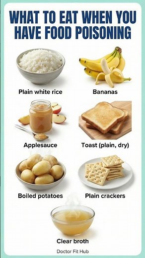 What to EAT When You Have Food Poisoning #healthyfood #wellnesstips