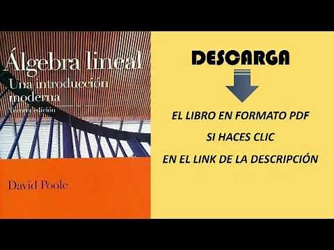 Descargar Álgebra Lineal de David Poole 3ra Edición en PDF
