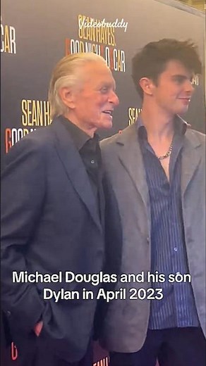 Michael Douglas With His Son Dylan Douglas Shining On Red Carpet🔥
