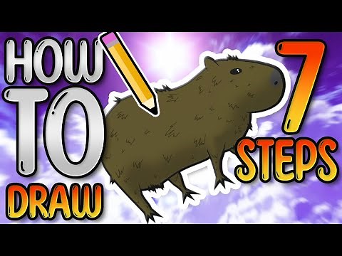 HOW TO DRAW A CAPYBARA