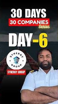 Day-6 : Synergy Group ⚓🚢 | 30 Days 30 Companies #merchantnavy #synergy #shippingcompany #dns #shorts
