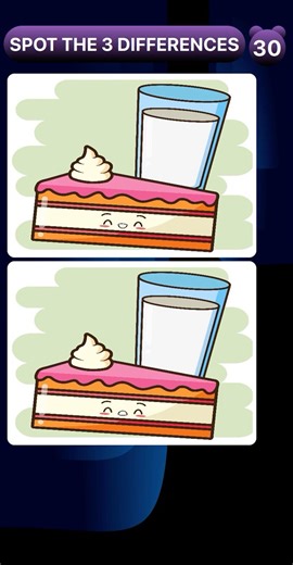 Spot the 3 Differences Hard Short Puzzle #1210