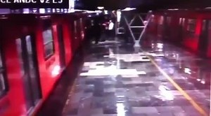 New video of the train crash in Oceania station (Mexico City)