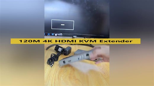 4K HDMI Extender RX TX 120M HDMI USB KVM Extender Over Ethernet Cat5e Cat6 USB 120M HDMI KVM Extender