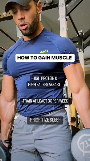 Anthony Green | Mobility on Instagram: "My 3 tips to gaining muscle! #muscle #fitness #bodybuilding #gym #gymmotivation #explore #viral #biceps #arms #armworkout #gymadvice #gymtips"