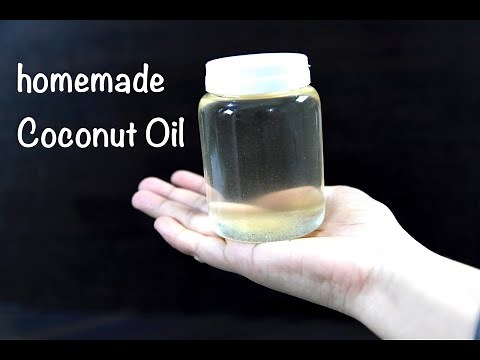 how to make coconut oil at home | homemade Pure Coconut Oil | how to make virgin Coconut Oil