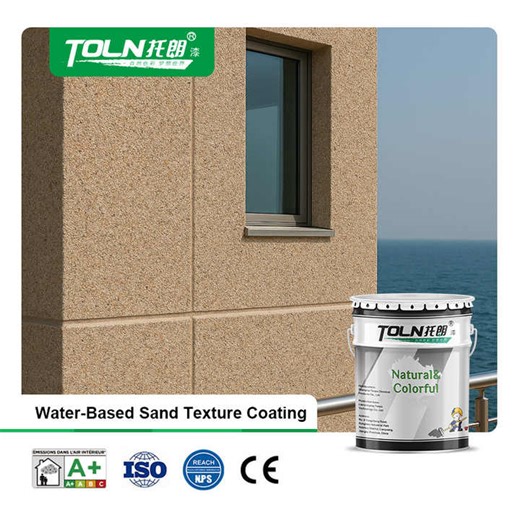 Water-Based Texture Sand Stone Paint Superfine Solid Sand Stone Paint Exterior Wall Ease of Construction Texture Acrylic Coating