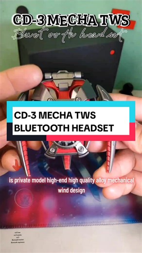 CD-3 MECHA TWS Bluetooth Headset Review