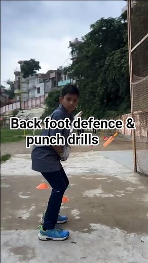 Back Foot Punch & Defence Drill | Improve Your Back Foot Game 🏏 #Sirmour stump & Skills #cricket