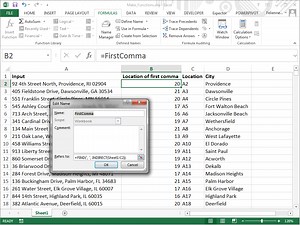 Define your own functions in Excel using names