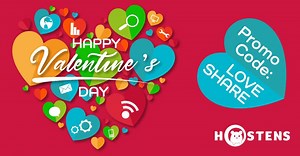 13K views | Share the love ❤️, spread the joy  and make yourself happy with a gift. Hostens gives you 50% OFF web hosting service! ❣️❣️❣️ The discount coupon is not reoccurring, can be applied to the new orders only and used once. Apply a code here: https://www.hostens.com/shared-hosting/ Hurry up to order services until 15th of February! Use promo code: LOVESHARE | Hostens | Facebook