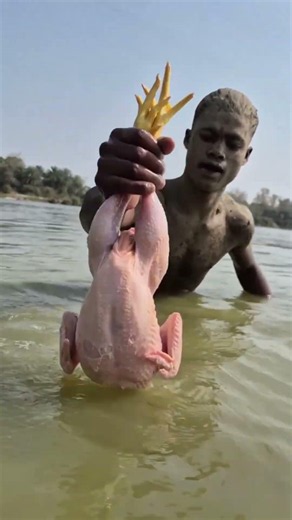Big Chicken Used For Hunting Big Fish On The Big Lake