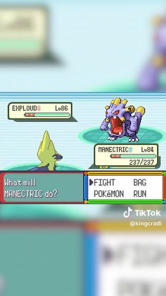 ZINNIA in Pokemon Emerald Postgame Boss Battle