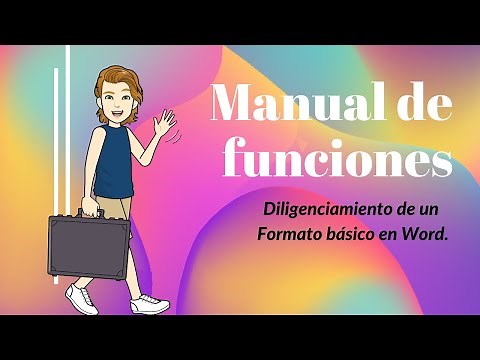 Manual de Funciones (Formato básico)