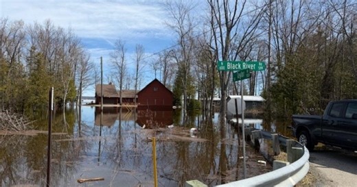 Northern Michigan residents showing resilience amid severe flooding