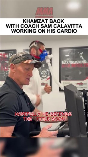 Khamzat back at The Treigning Lab