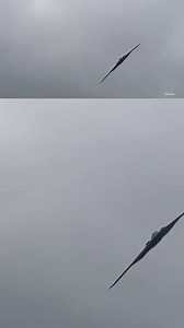 B-2 Bomber Silhouette Flyover