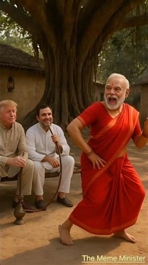Hukky Mein Mirch?! Modi Ka Full On Mirchi Dance 😂🤣 #youtubeshorts #funnyshorts #redsaree #dance