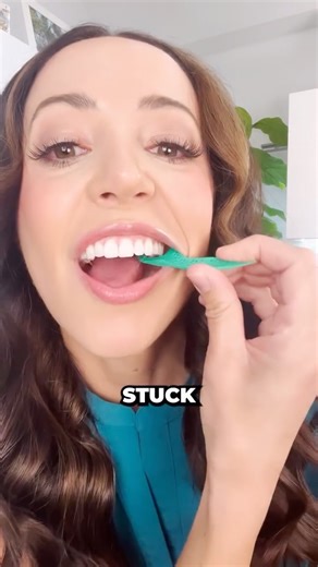 Whitney DiFoggio | Floss stuck between your teeth?! 😬 Don’t panic! Here’s what to do: 1️⃣ If it’s a *floss pick*, then carefully cut the floss with little... | Instagram