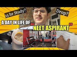A Day in life of a NEET ASPIRANT | Study Timetable| Room tour | Vlog 1