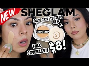 NEW🚨SHEGLAM FULL COVERAGE FOUNDATION BALM || REVIEW & WEAR TEST ON OILY SKIN!!