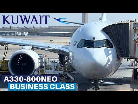KUWAIT AIRWAYS AIRBUS A330-800Neo (Business Class) | Cairo - Kuwait | Flight Review