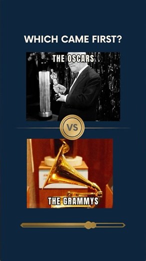 The Oscars or the Grammys — which came first? 🏆