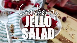 3.4K views · 15 reactions | Easy, festive Cranberry Jello Salad with pineapple and raspberry gelatin. Three fruit flavors combine to make a gorgeous red fruit dessert that you can serve with a dollop of whipped cream. https://www.tastesoflizzyt.com/cranberry-jello-salad/ | Tastes of Lizzy T | Facebook